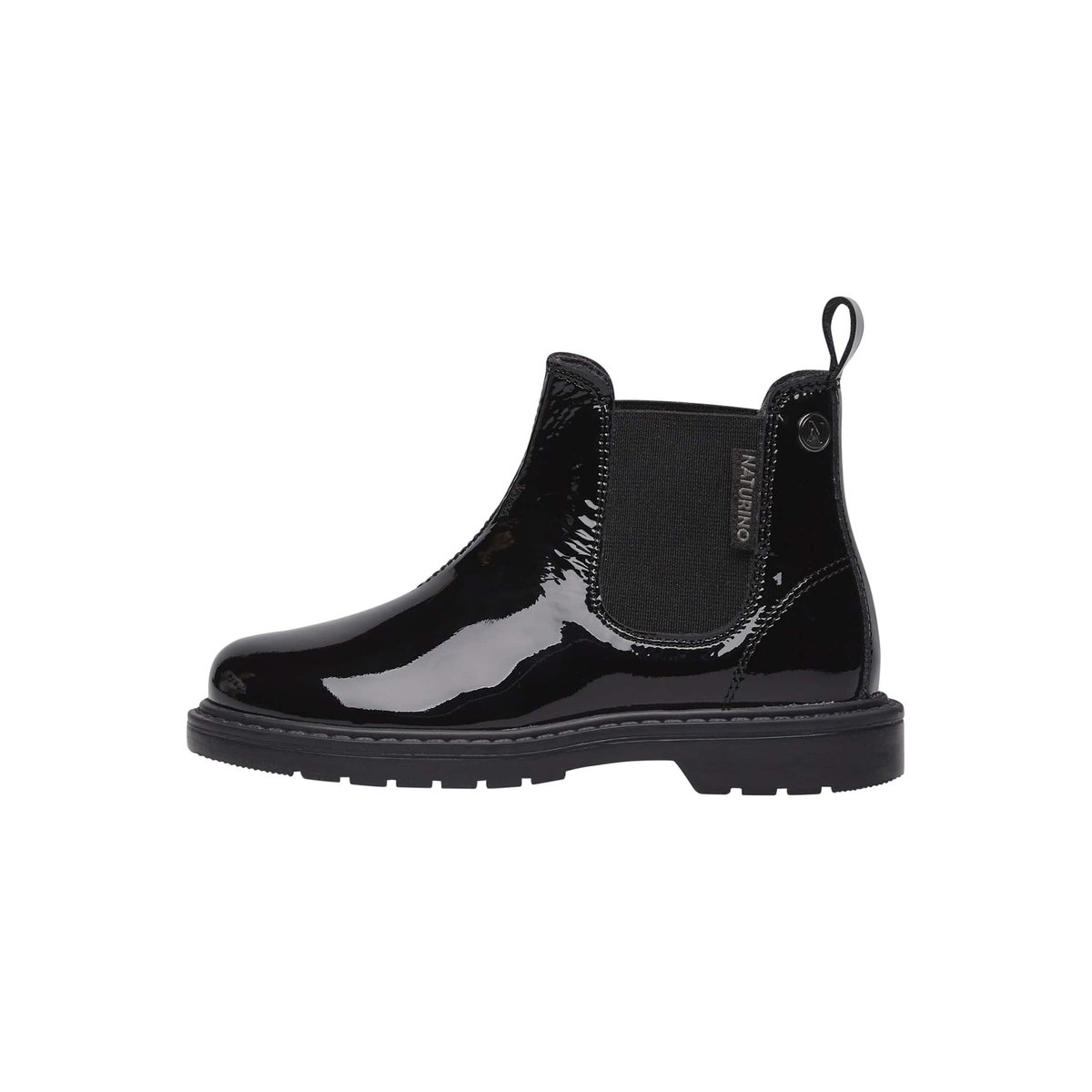 Bottines En Vernis Piccadilly noir, NATURINO