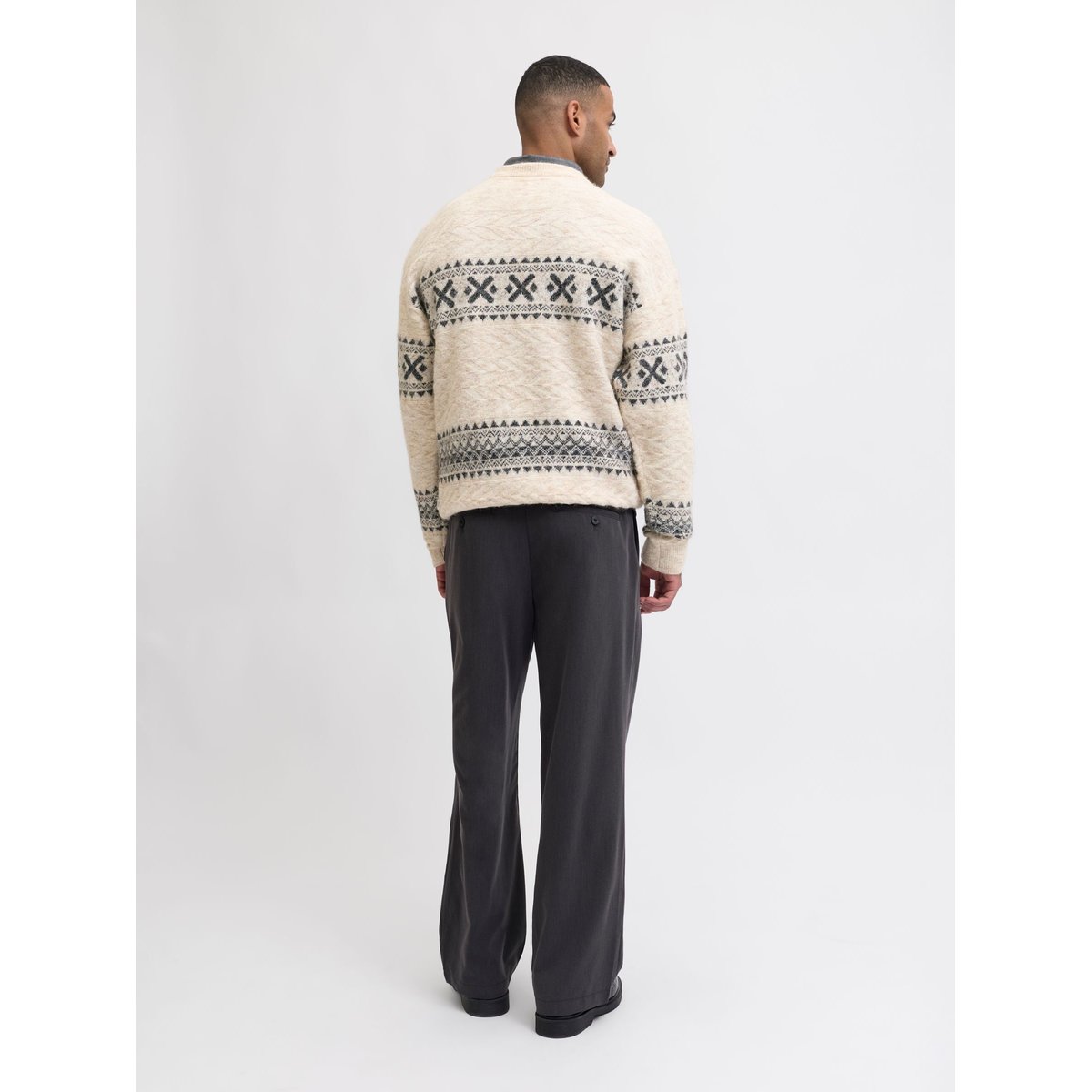 Pull En Maille simply taupe, JACK AND JONES PREMIUM
