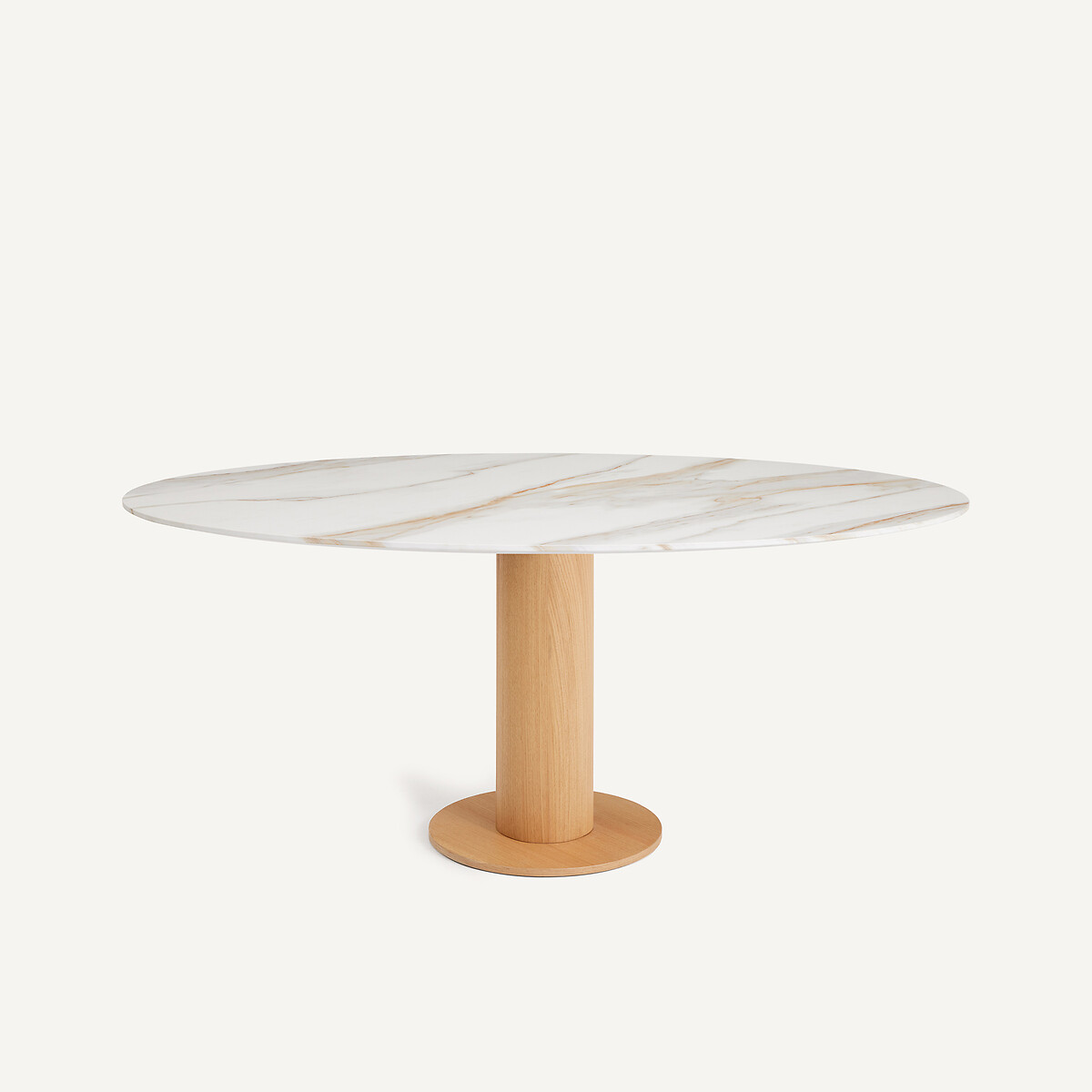 Tischplatte Ellipse Keramik L170 cm, Elipso keramik weiss, AM.PM