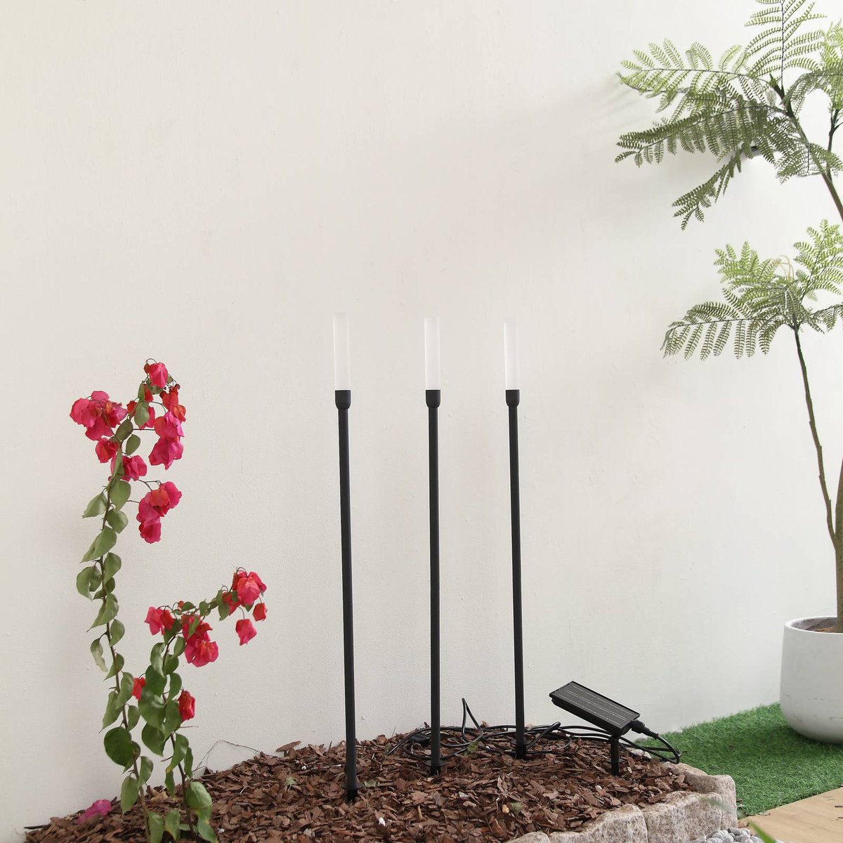 en aluminium moderneLED, Balian noir, blanc, LINDBY