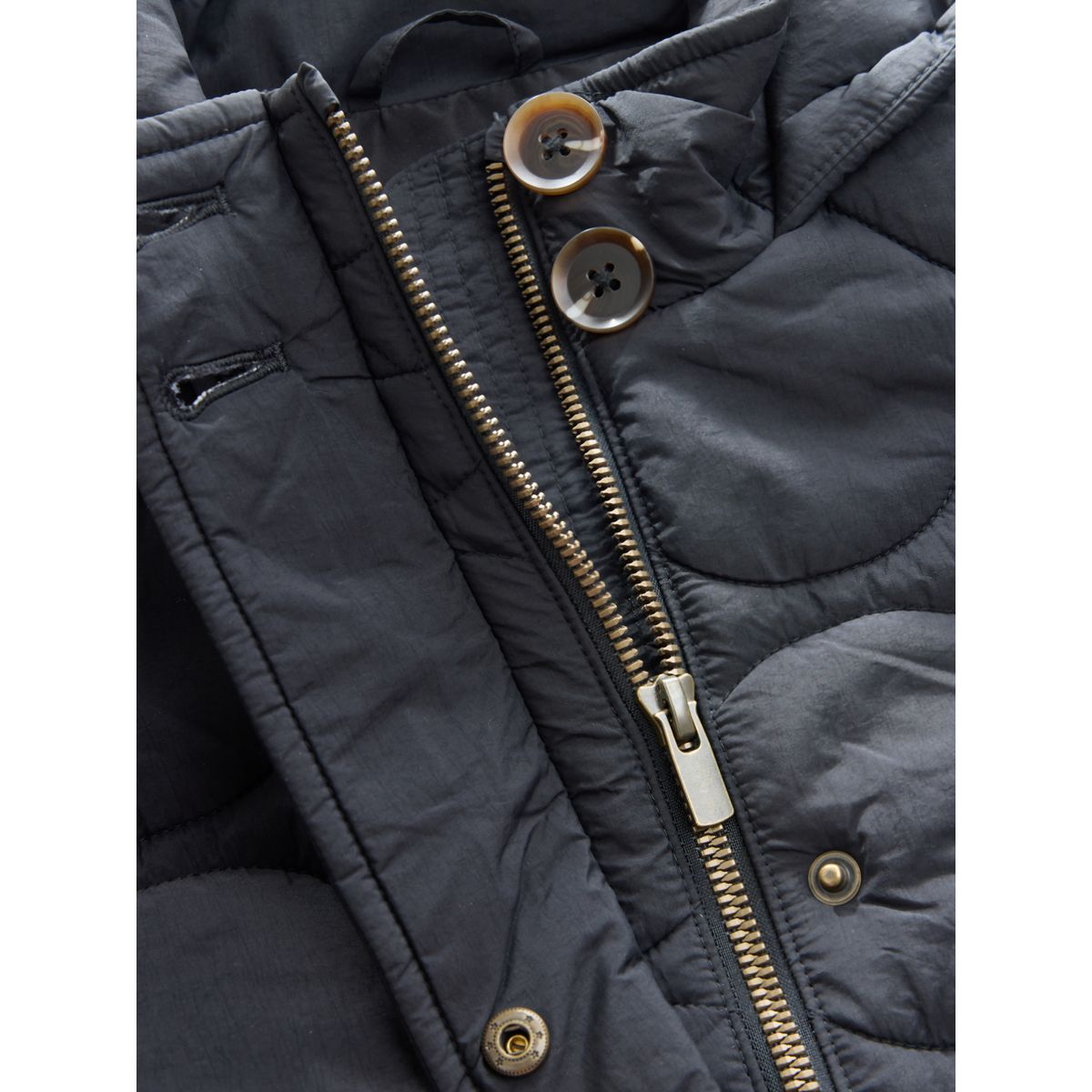 Veste matelassée imperméable noir, NEXT