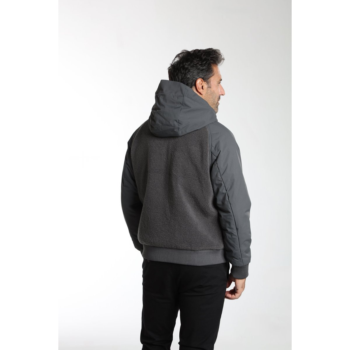 Blouson manches longues  BOB SHERP gris, GENTLEMAN FARMER