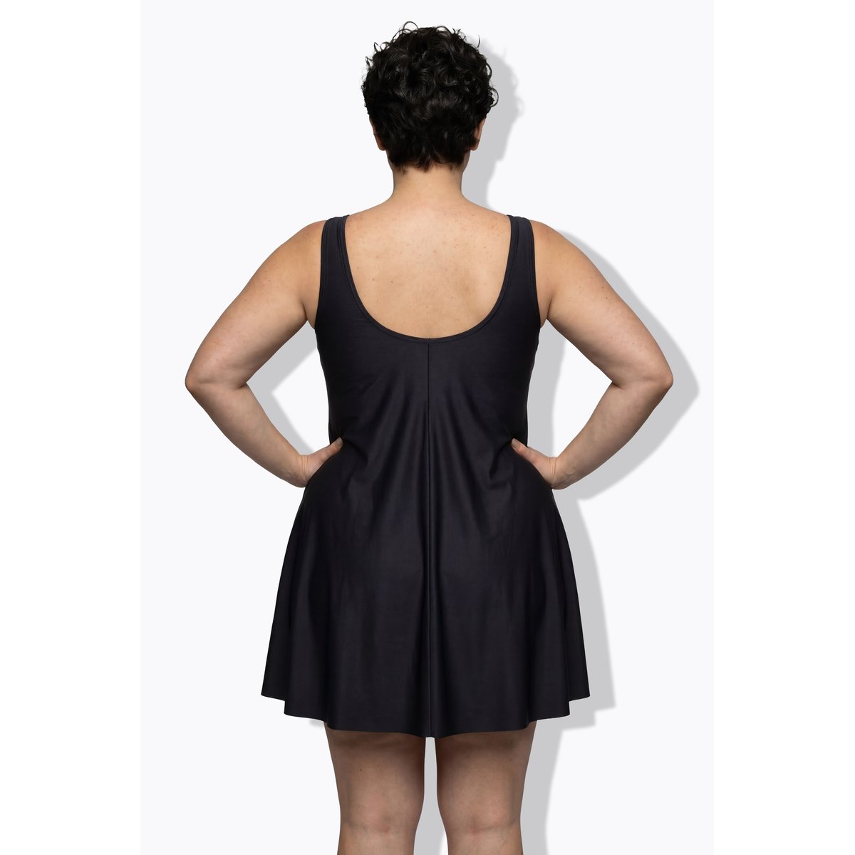 Robe de bain à bonnets souples et armatures. noir, ULLA POPKEN