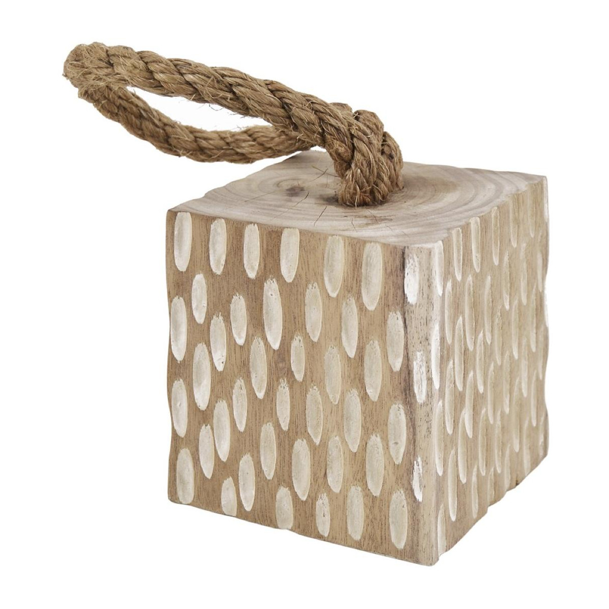 Cale-porte corde marron, DECORATION D’AUTREFOIS