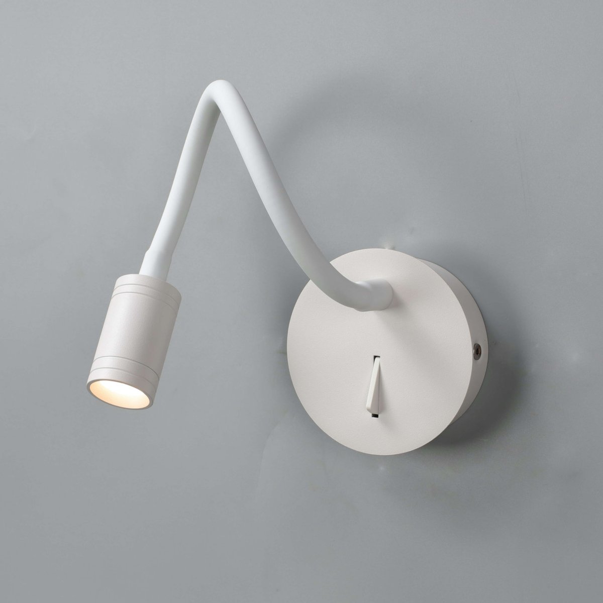 Petite applique minimaliste en aluminium - ASKI blanc, KOSILUM