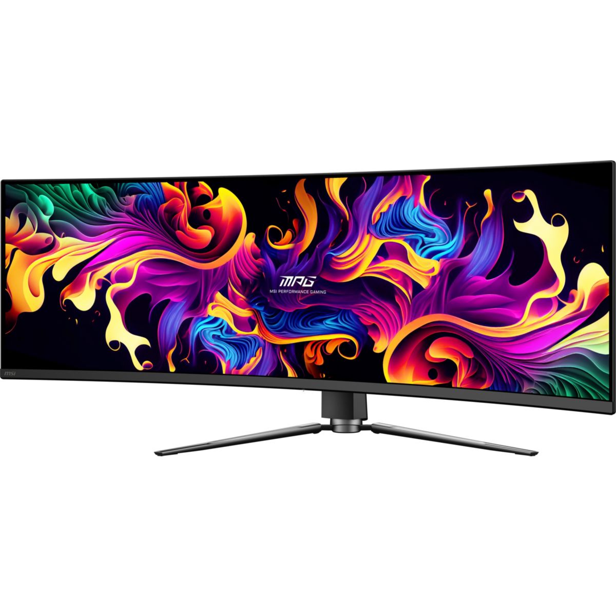 Ecran PC Gamer MPG 491CQP 49" Incurvé DQHD 144Hz QD-OLED HDR True Black 400 HDMI 2.1 AMD FreeSync couleur unique, MSI