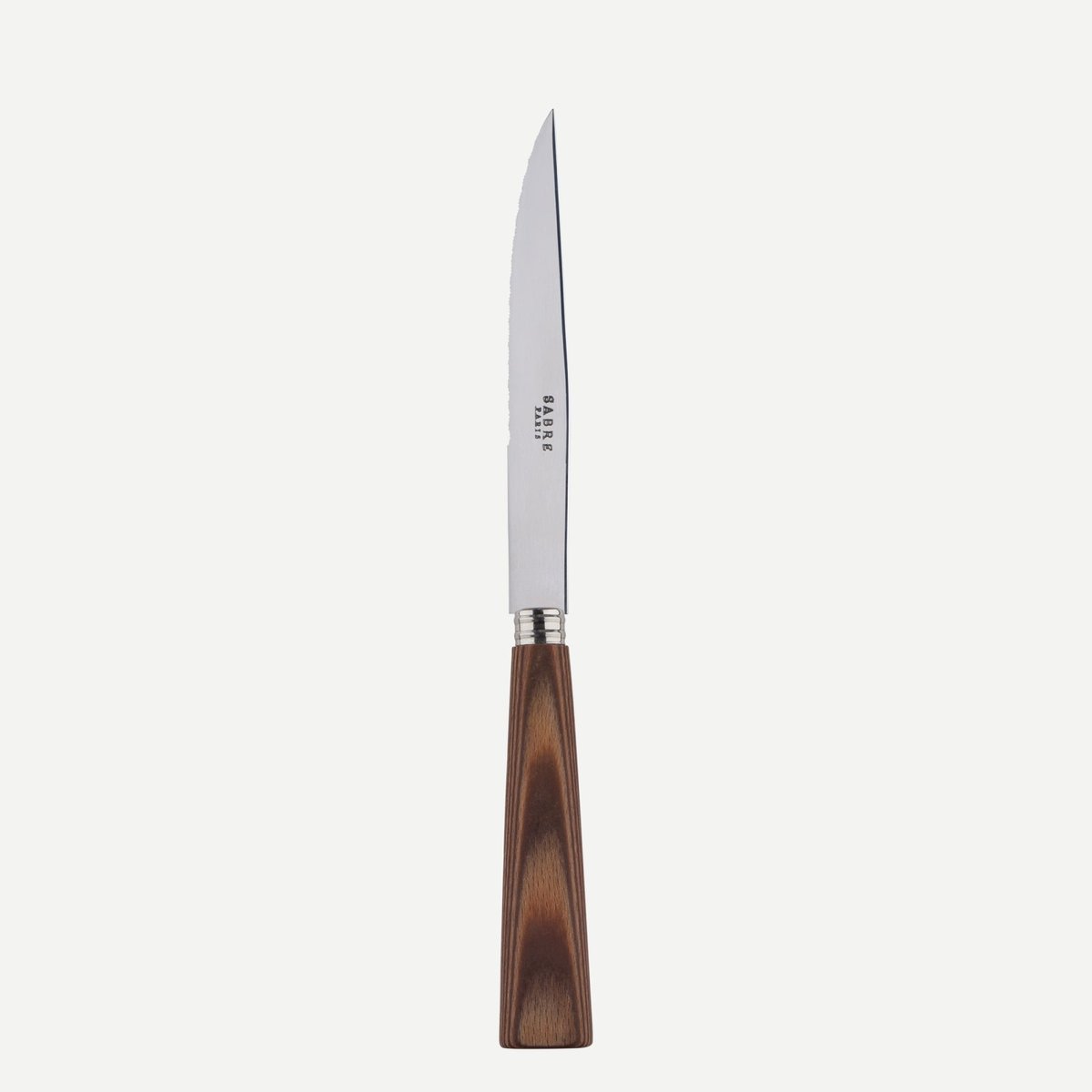 Couteau à steak, Nature bois stratifié clair, SABRE