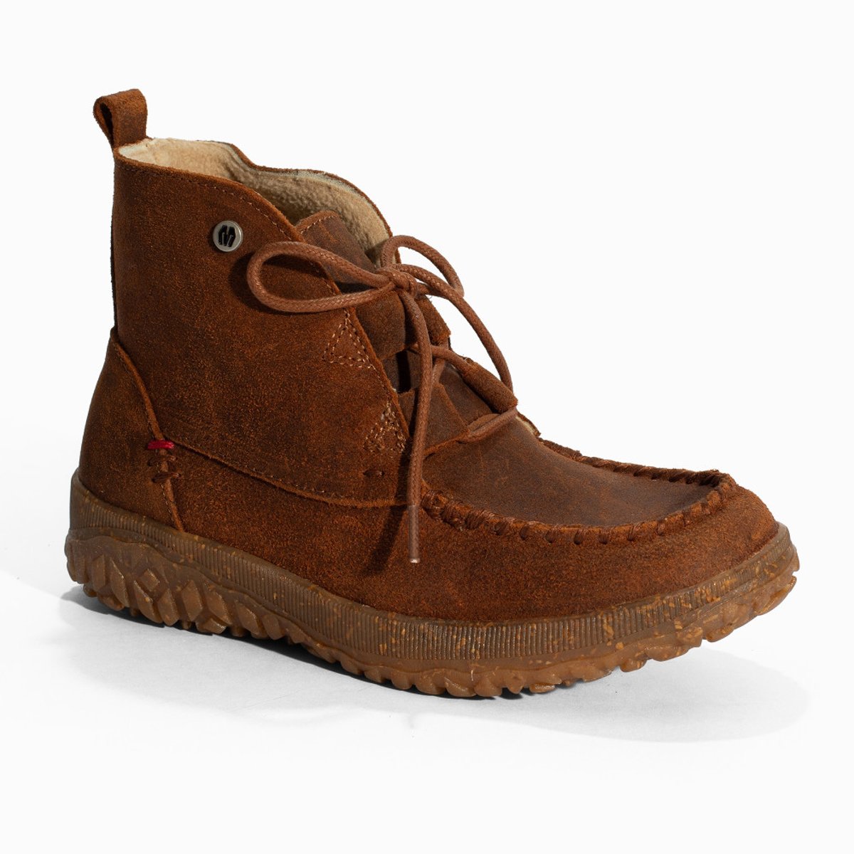 Bottes en cuir Tealey marron, MINNETONKA