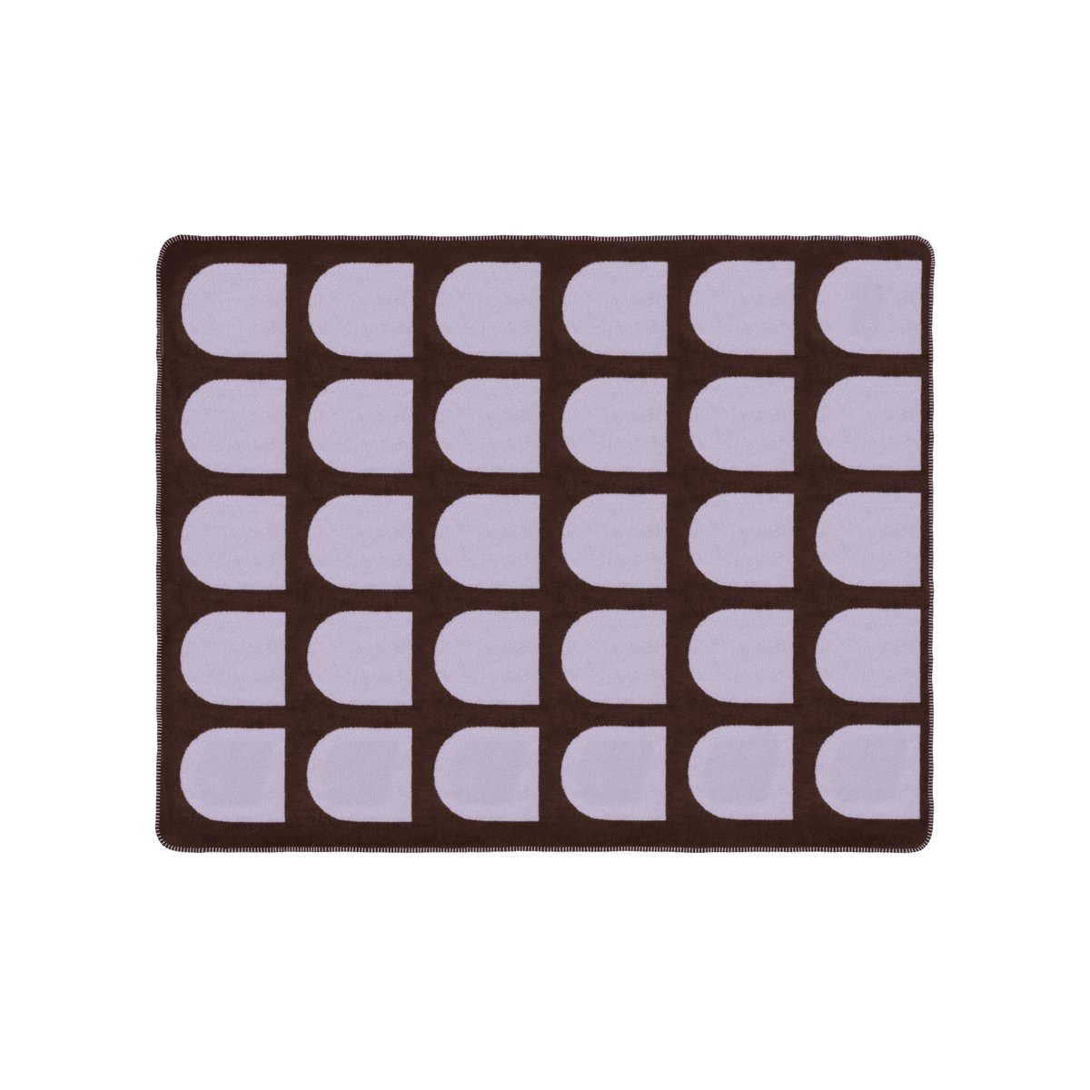 Plaid Gilli lilac & brown, NOO.MA