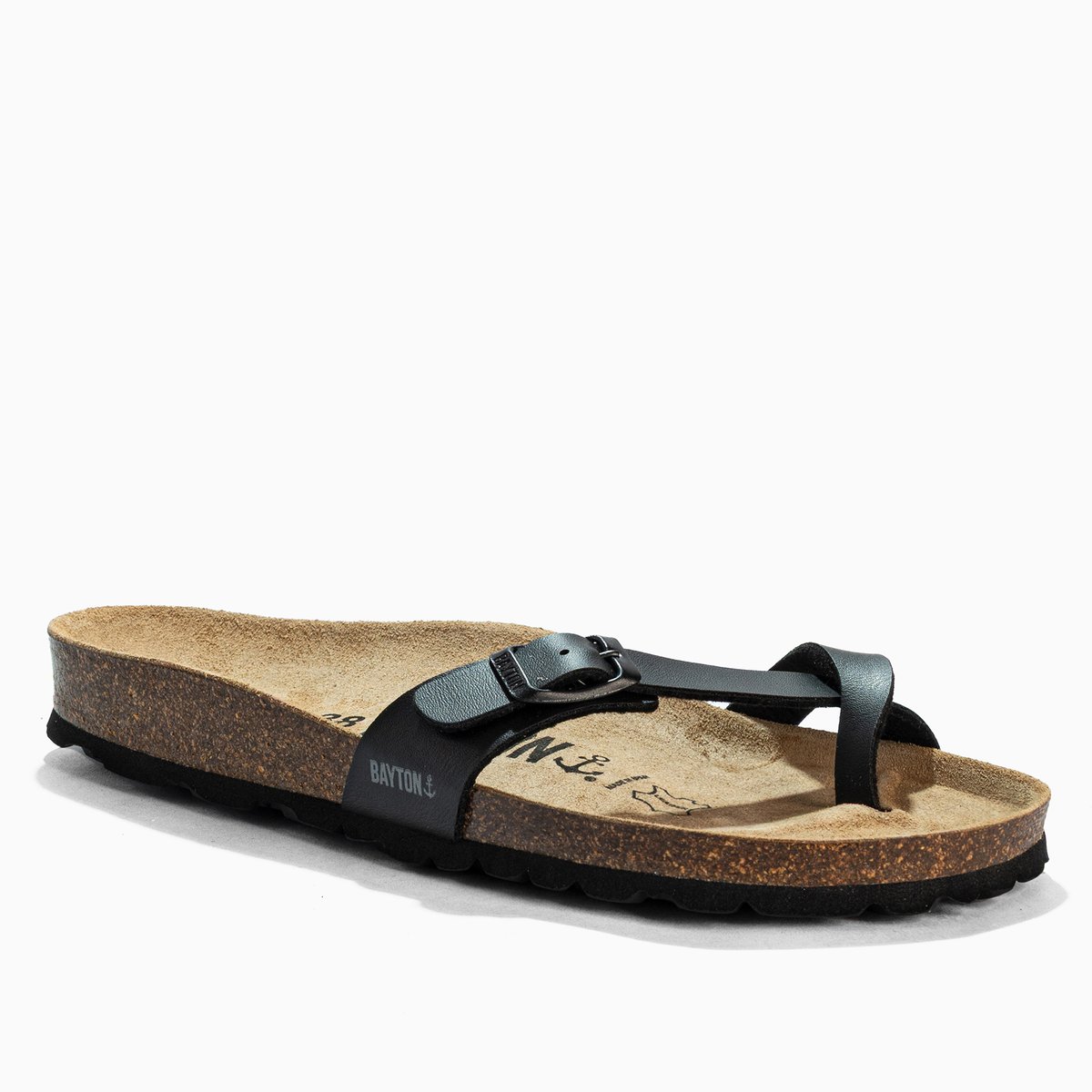 Tongs JUNON noir, BAYTON