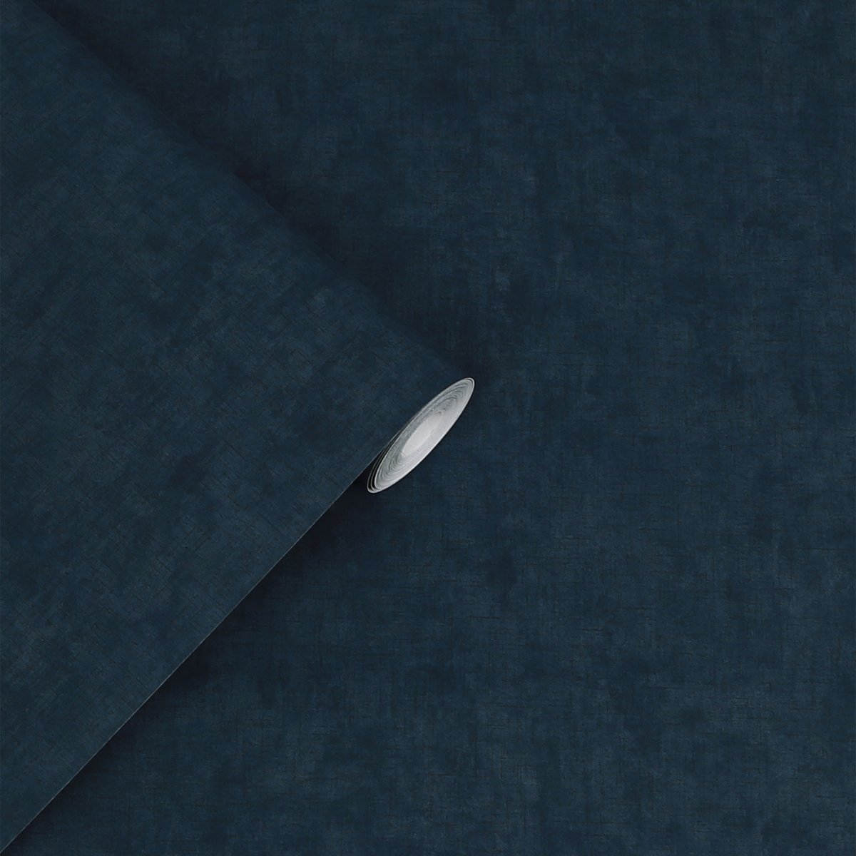 Papier peint effet crépi bleu foncé, LAURA ASHLEY
