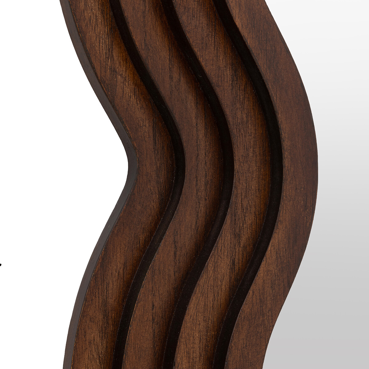 90cm Hensley Wavey Mirror in Mirror walnut, ÉDITÉ