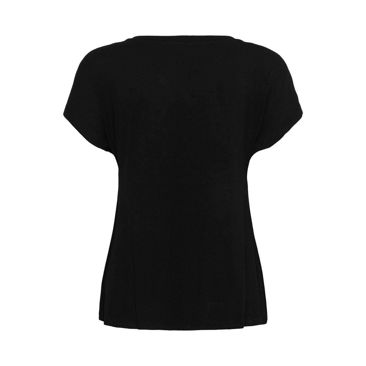 T-shirt noir black deep, KAFFE