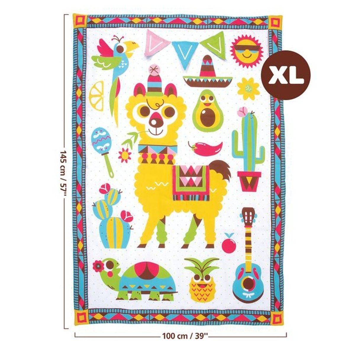 Tapis d'éveil Fiesta blanc, YOOKIDOO