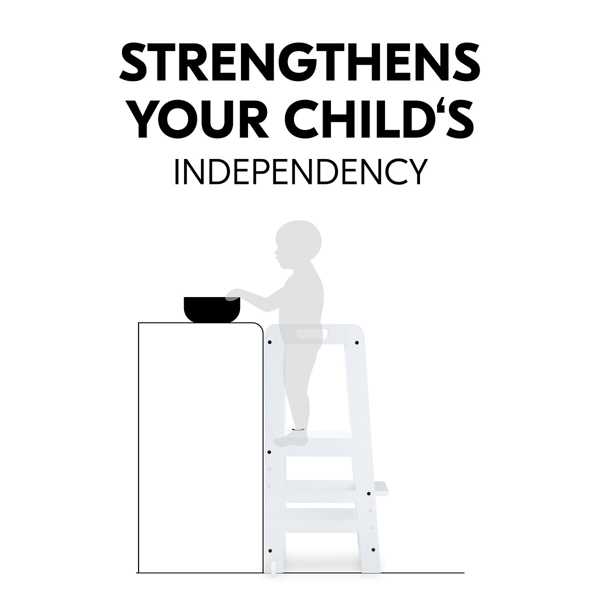 Learn N Explore Toddler Learning Tower white, HAUCK