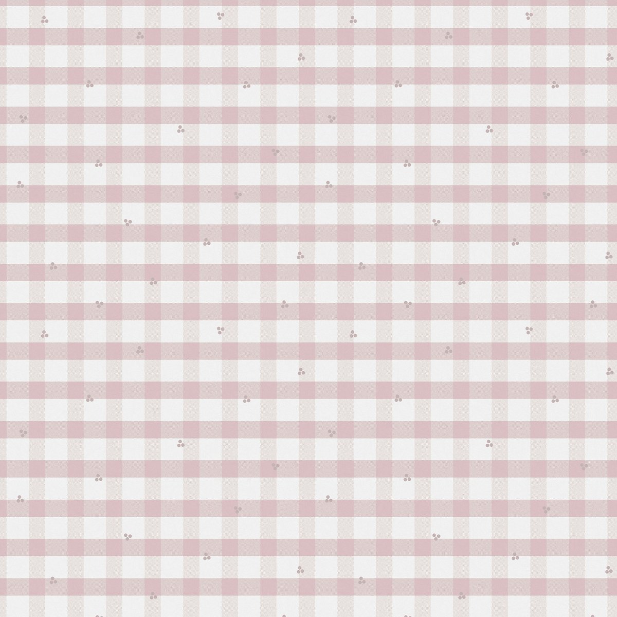 Papier peint Vichy doux Gingham parme, LAURA ASHLEY