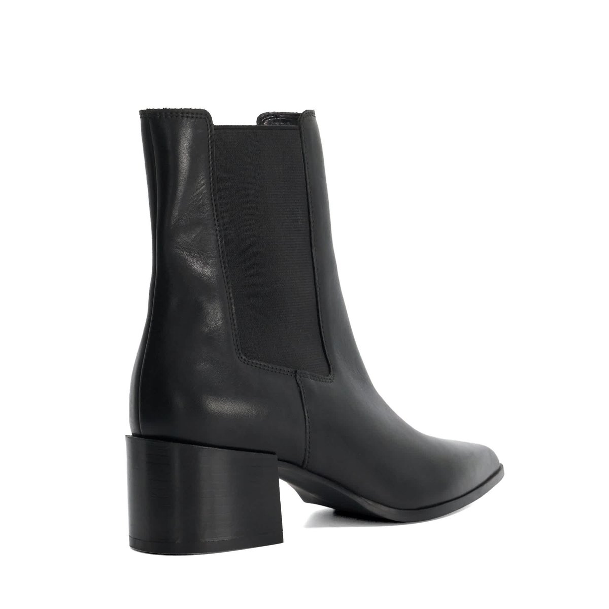 Bottines à talon carré - PIMO black-leather, DUNE LONDON