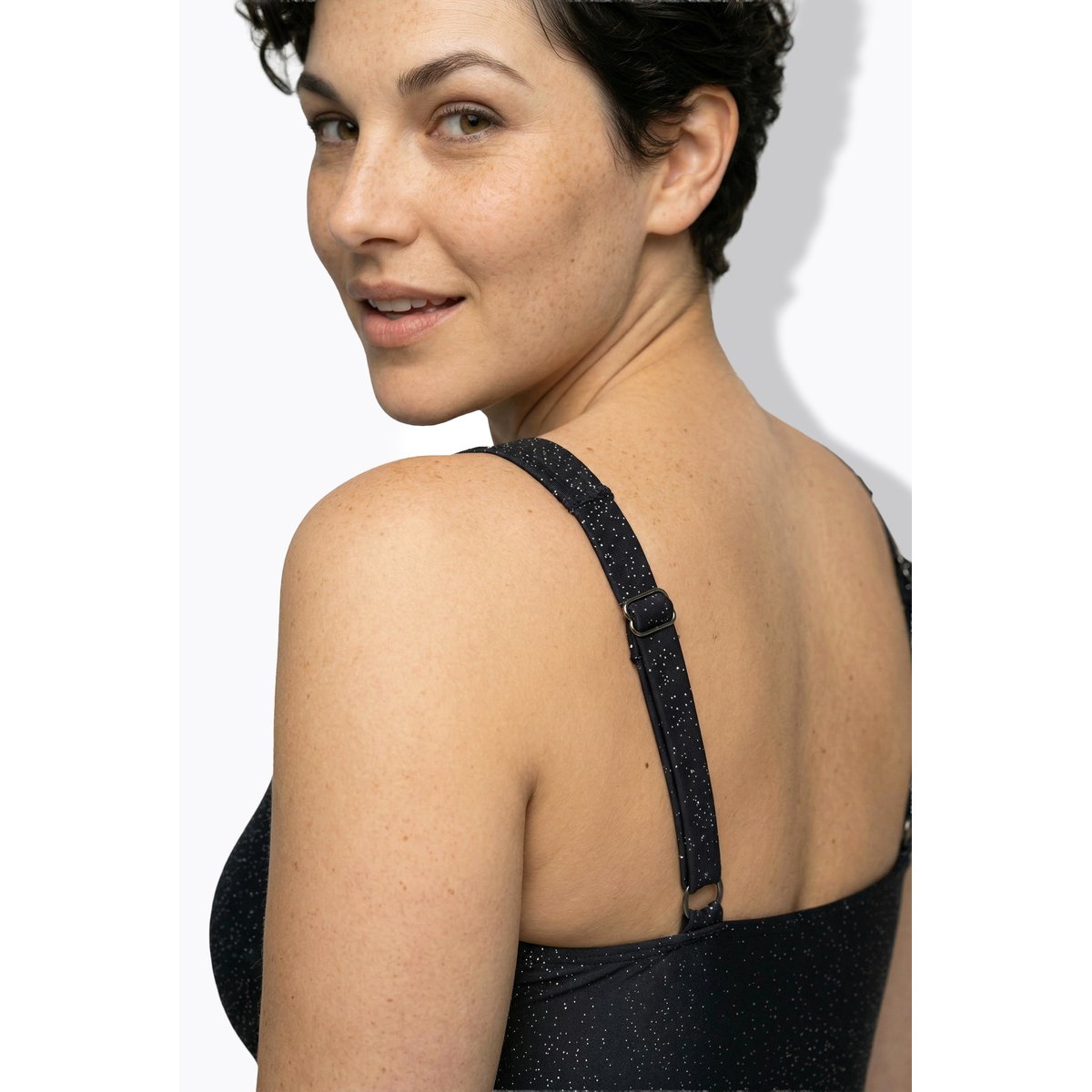 Maillot de bain avec bonnets souples noir, ULLA POPKEN
