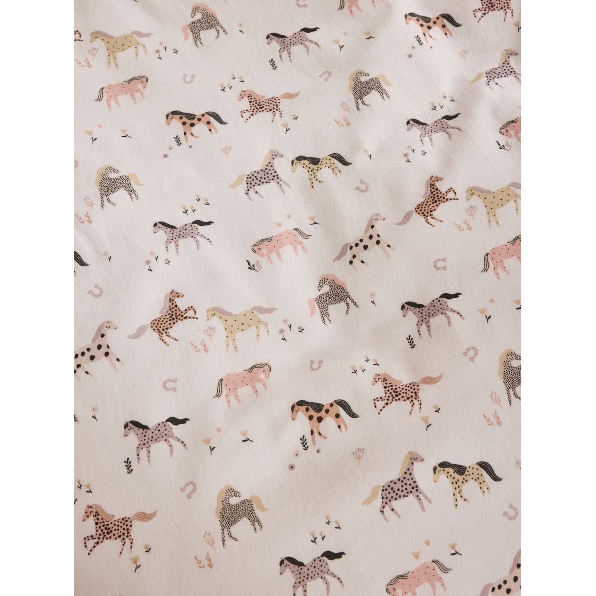 Parure de lit en coton brossé ultra doux cheval à pois, NEXT