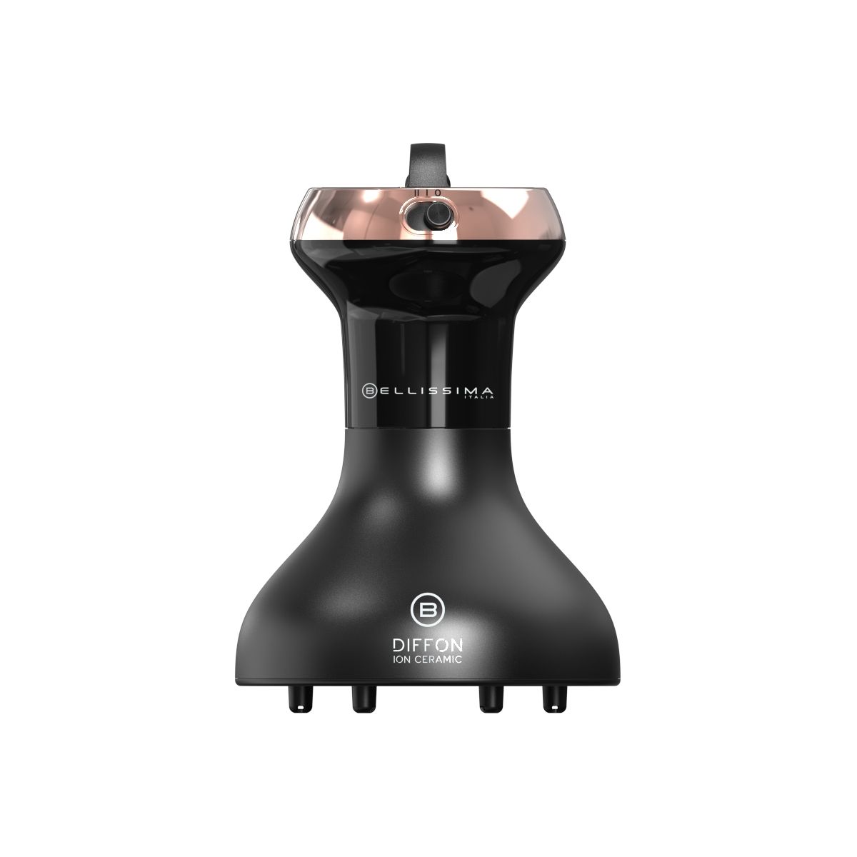 Diffuseur sèche-cheveux Diffon Ion Ceramic rose et noir, BELLISSIMA