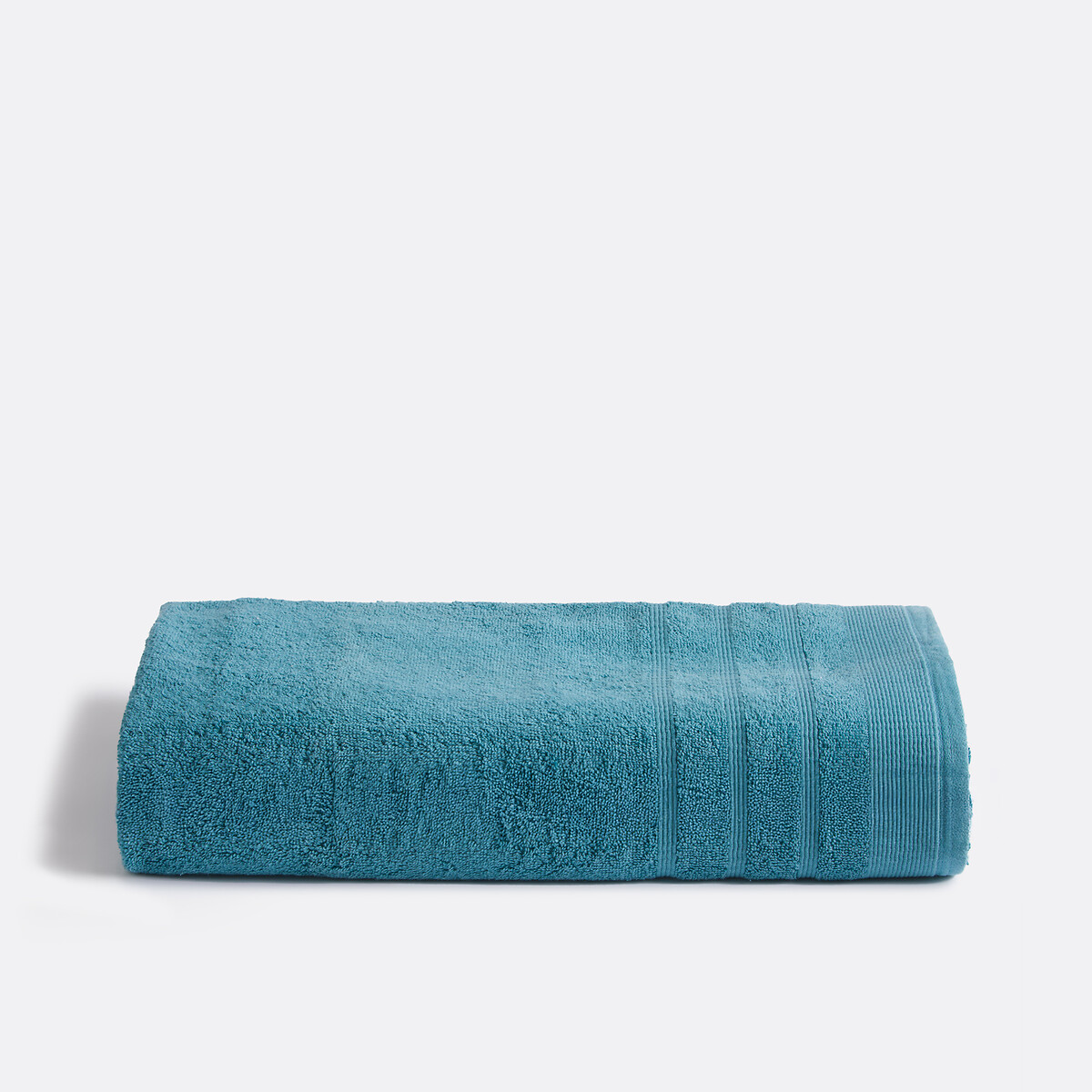 Maxi-drap de bain 600 g/m², Zavara bleu paon, LA REDOUTE INTERIEURS