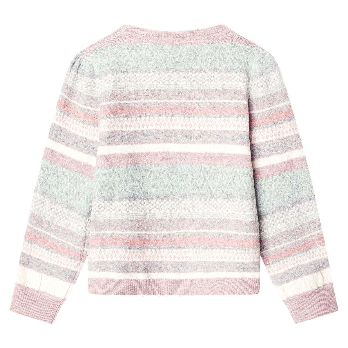 Pull Col Rond En Maille Fairisle purée, PEPE JEANS