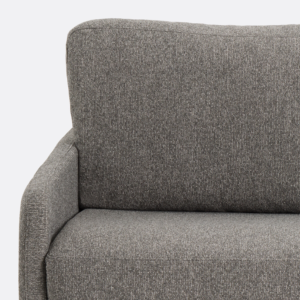 Canapé-lit, texturé chiné, 2, 3 ou 4 places, Comfort Bultex®, Marta gris clair, LA REDOUTE INTERIEURS