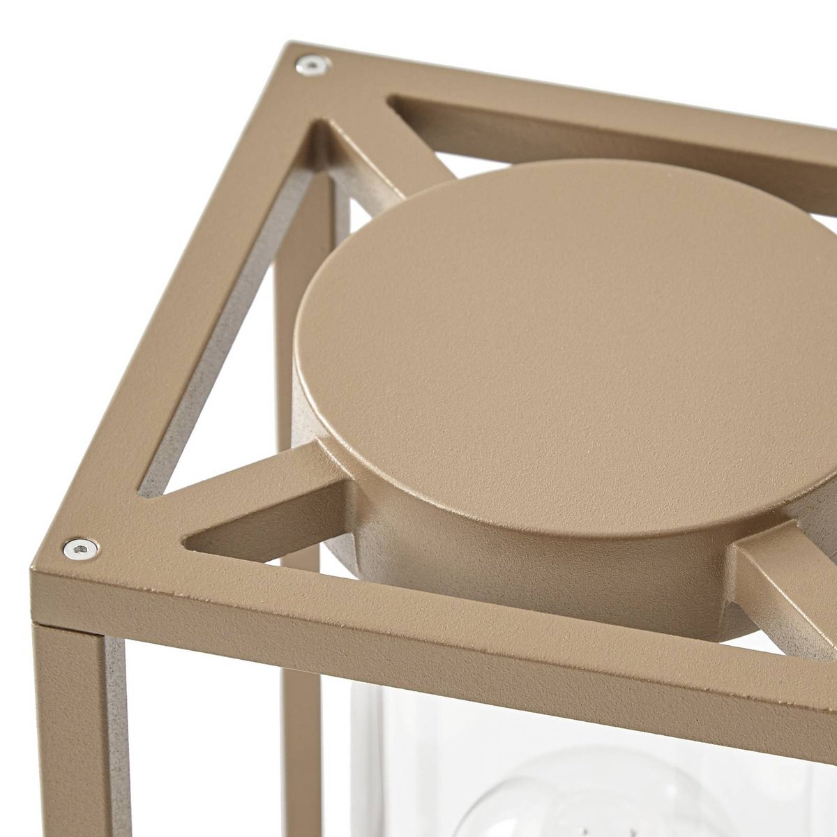 Luminaire extérieur en aluminium moderne marron, LUCANDE