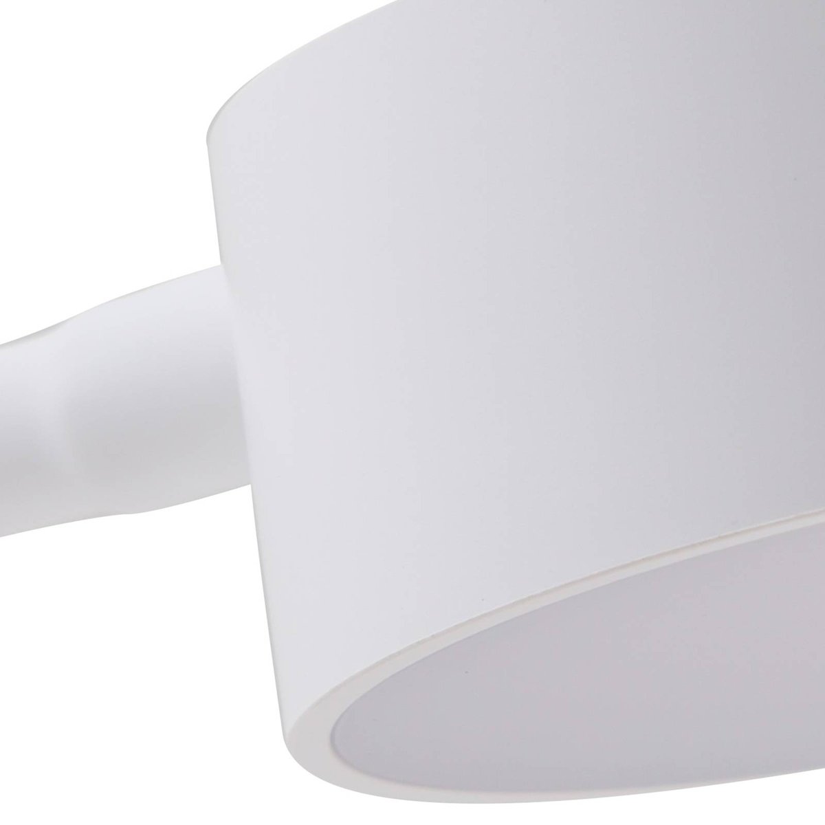 Lampe à poser en métal moderneLED, Maori blanc, LINDBY