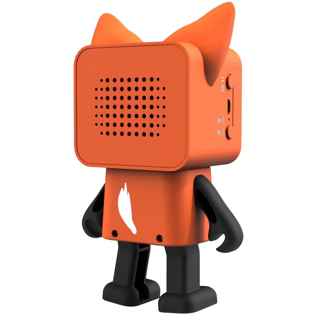 Enceinte dansante Animal Speaker orange, blanc, noir, MOB