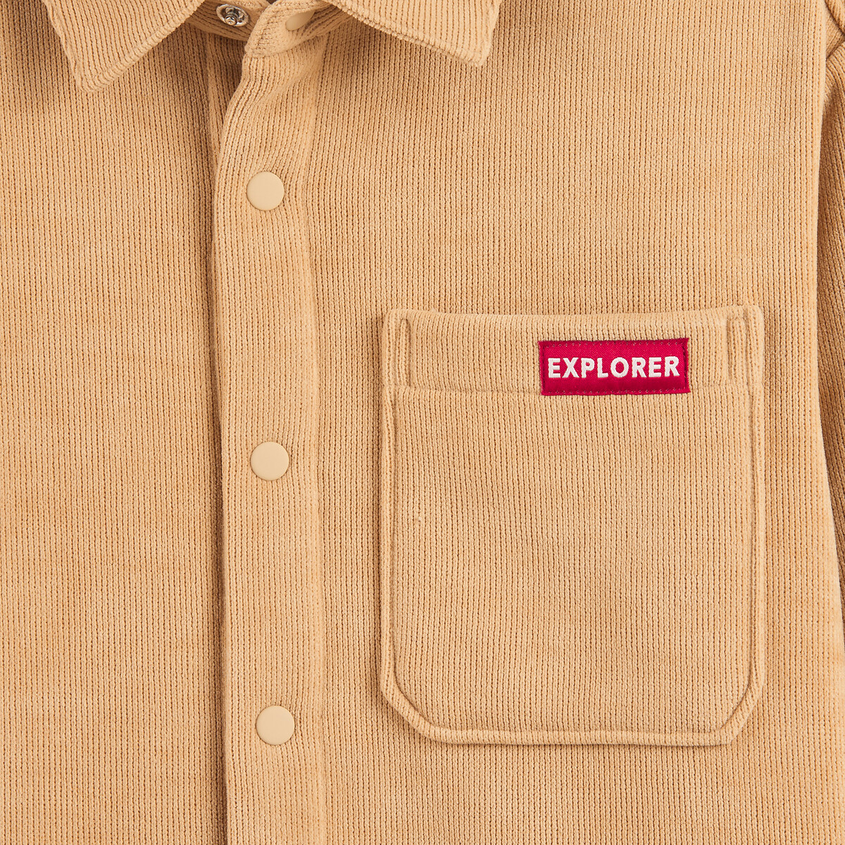 Chemise chaude, oversize, à manches longues beige, LA REDOUTE COLLECTIONS