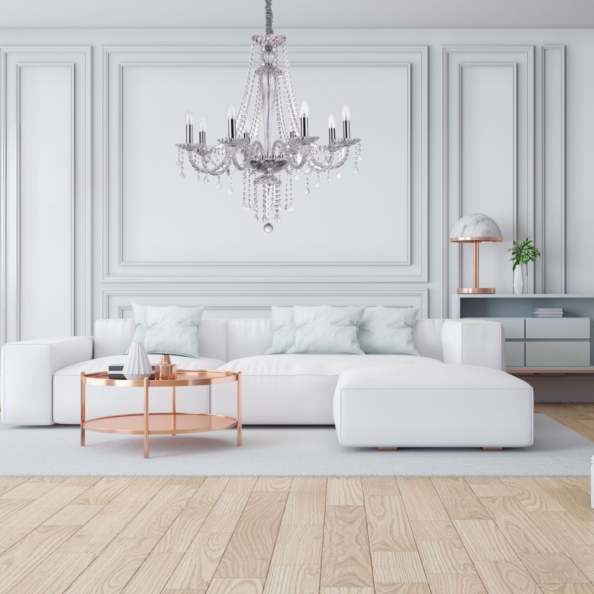 Lustre    AMADEUS gris, IDEAL LUX