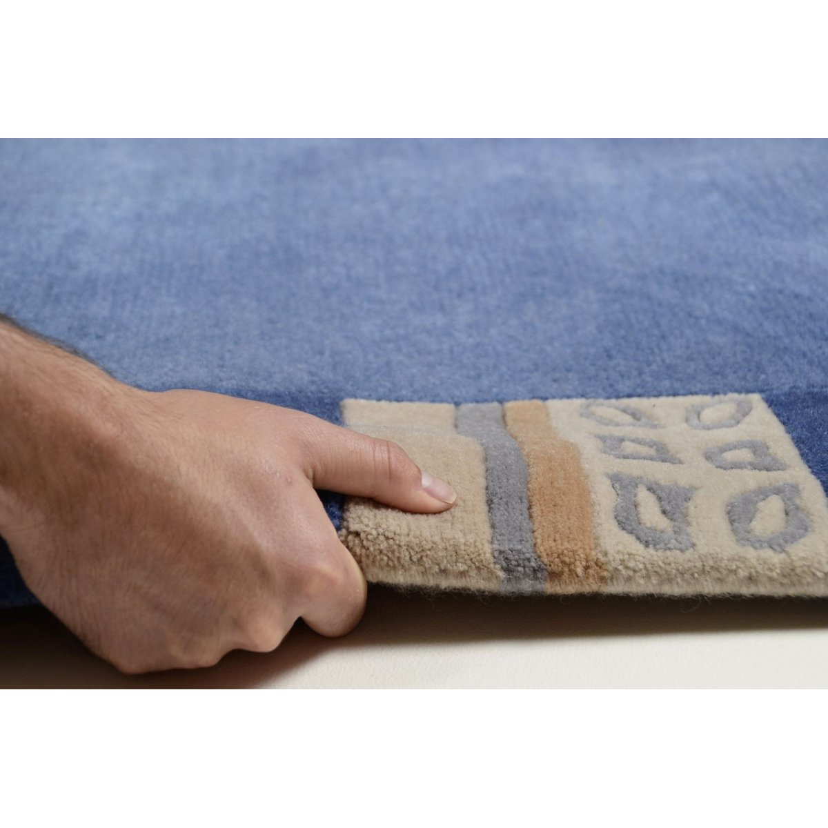 Tapis de salon gabbeh - AVANTI olive, THEKO