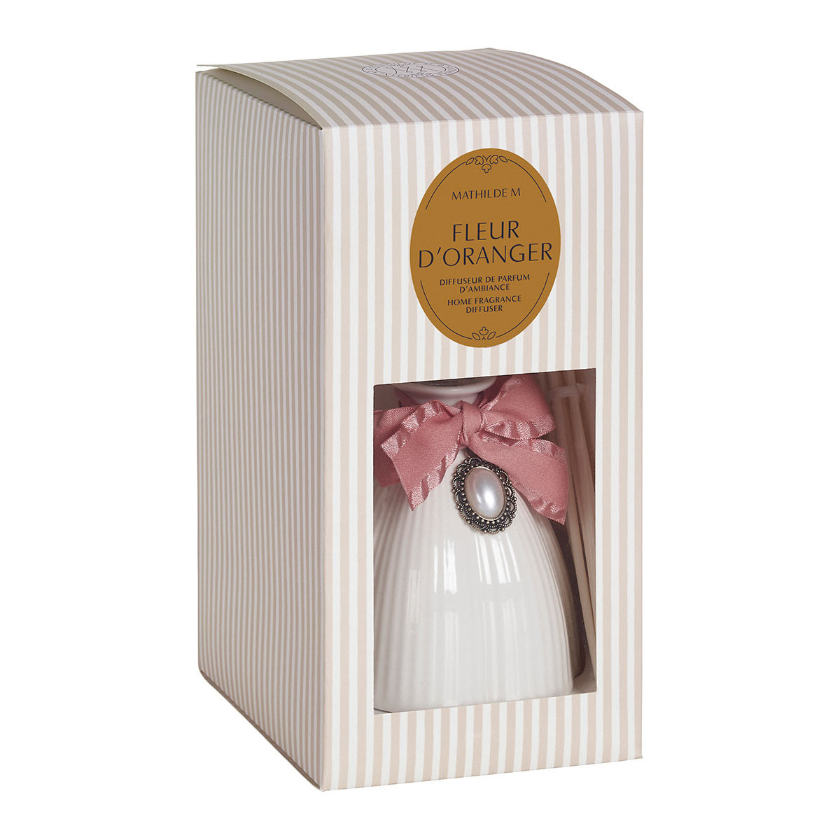 Diffuseur de parfum d'ambiance 200 ml - Fleur d'Oranger blanc, MATHILDE M