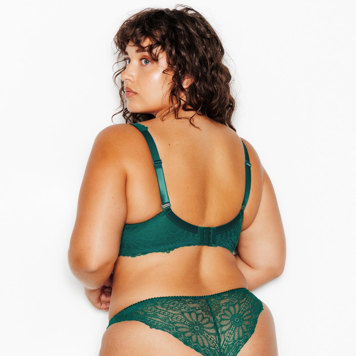 Soutien-gorge sans armature JANNEL vert fonce, ROUGEGORGE LINGERIE