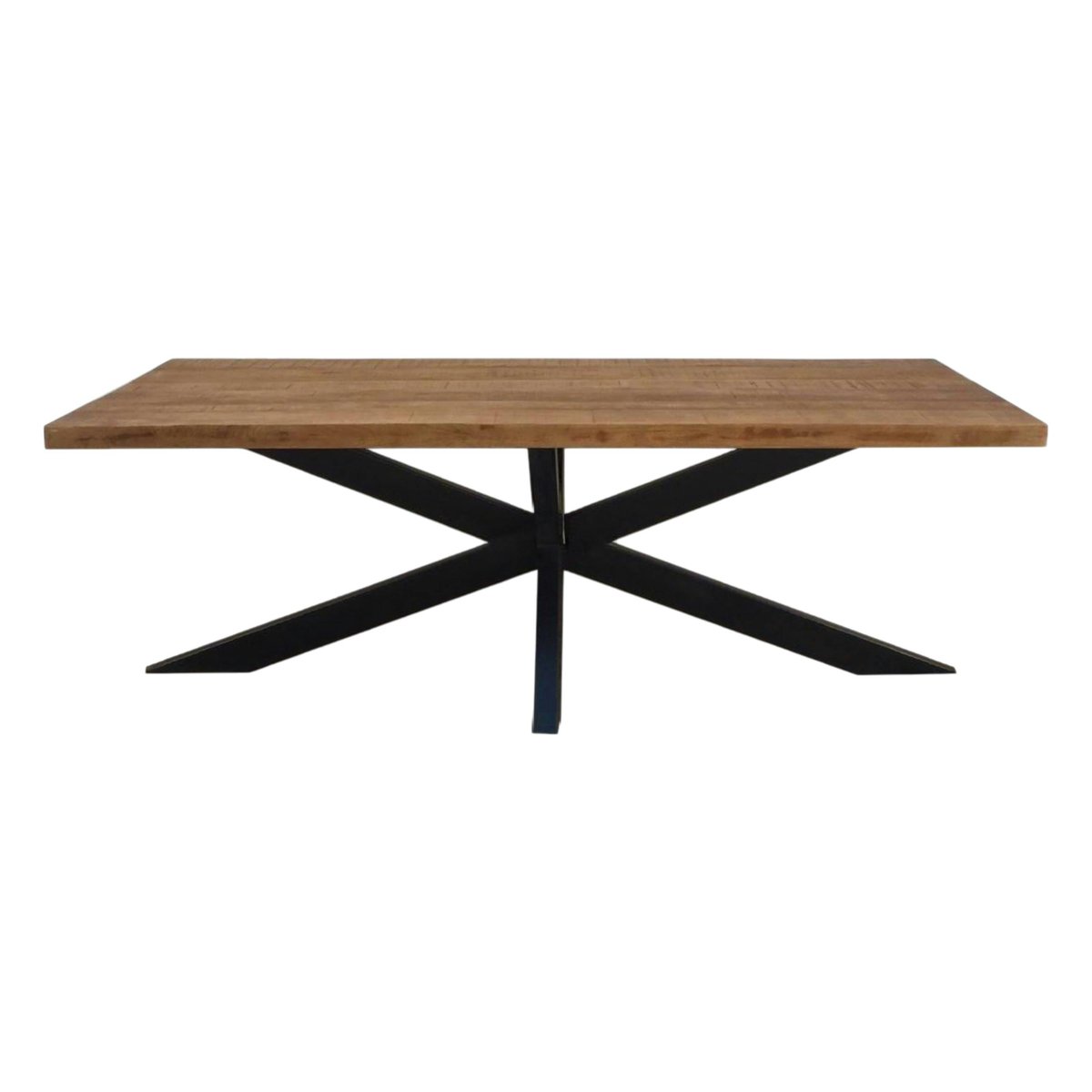Table à manger rectangulaire bois de manguier 240 cm FULTON bois naturel, PIER IMPORT