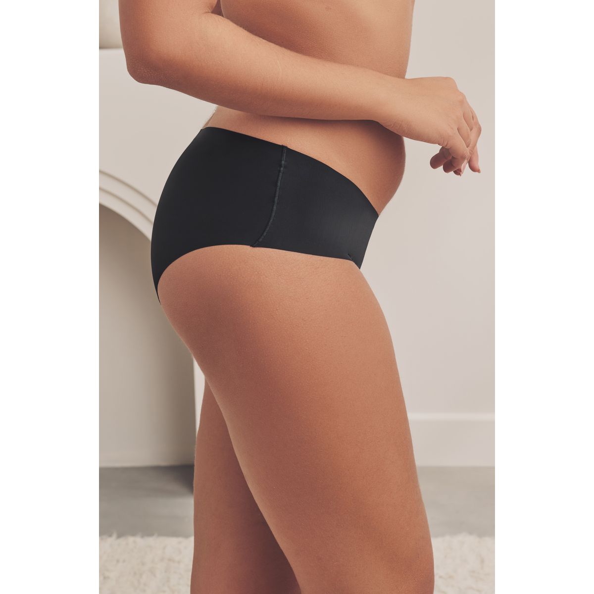Culotte invisible confortable, lot de 3 noir, NEXT