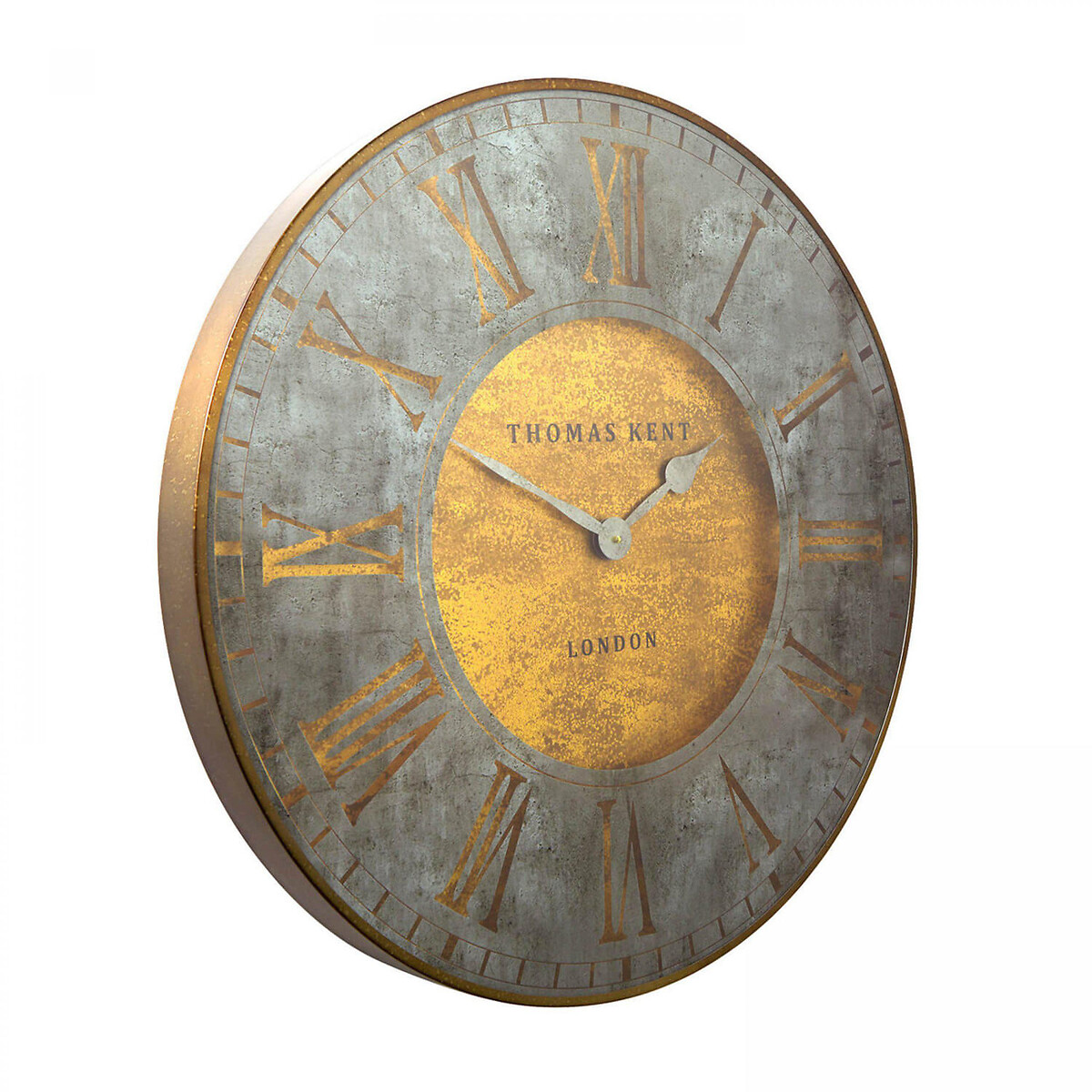Florentine 30" Oversized Wall Clock gold-coloured, THOMAS KENT