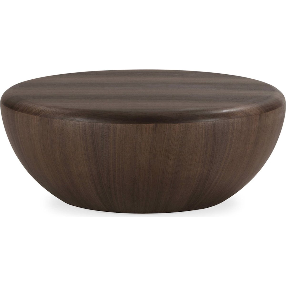 Table basse ronde en bois de noyer noyer, RECOLLECTION