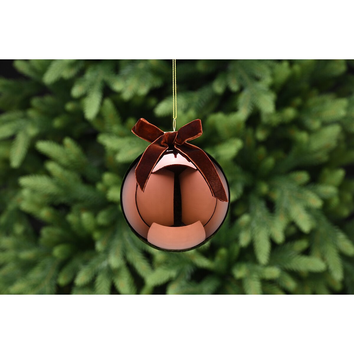 Set of 3 Assorted Bow Baubles multi-coloured, SO'HOME