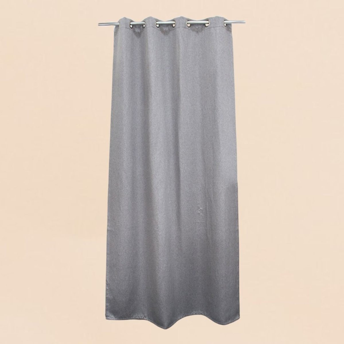 Rideau occultant 140x240cm gris, ORNAMI