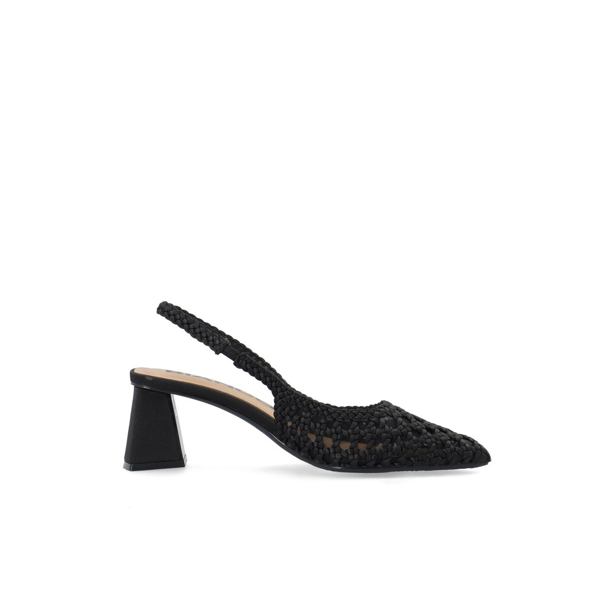 Chaussures À Bride Arrière black1, BIANCO