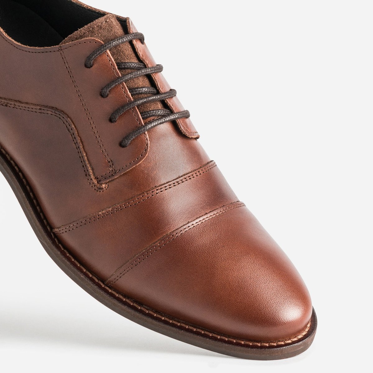 Derby en cuir FOUZY cognac, ERAM