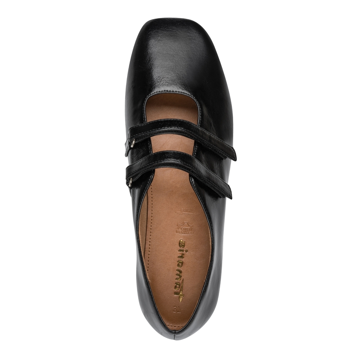 Ballerine plate noir, TAMARIS