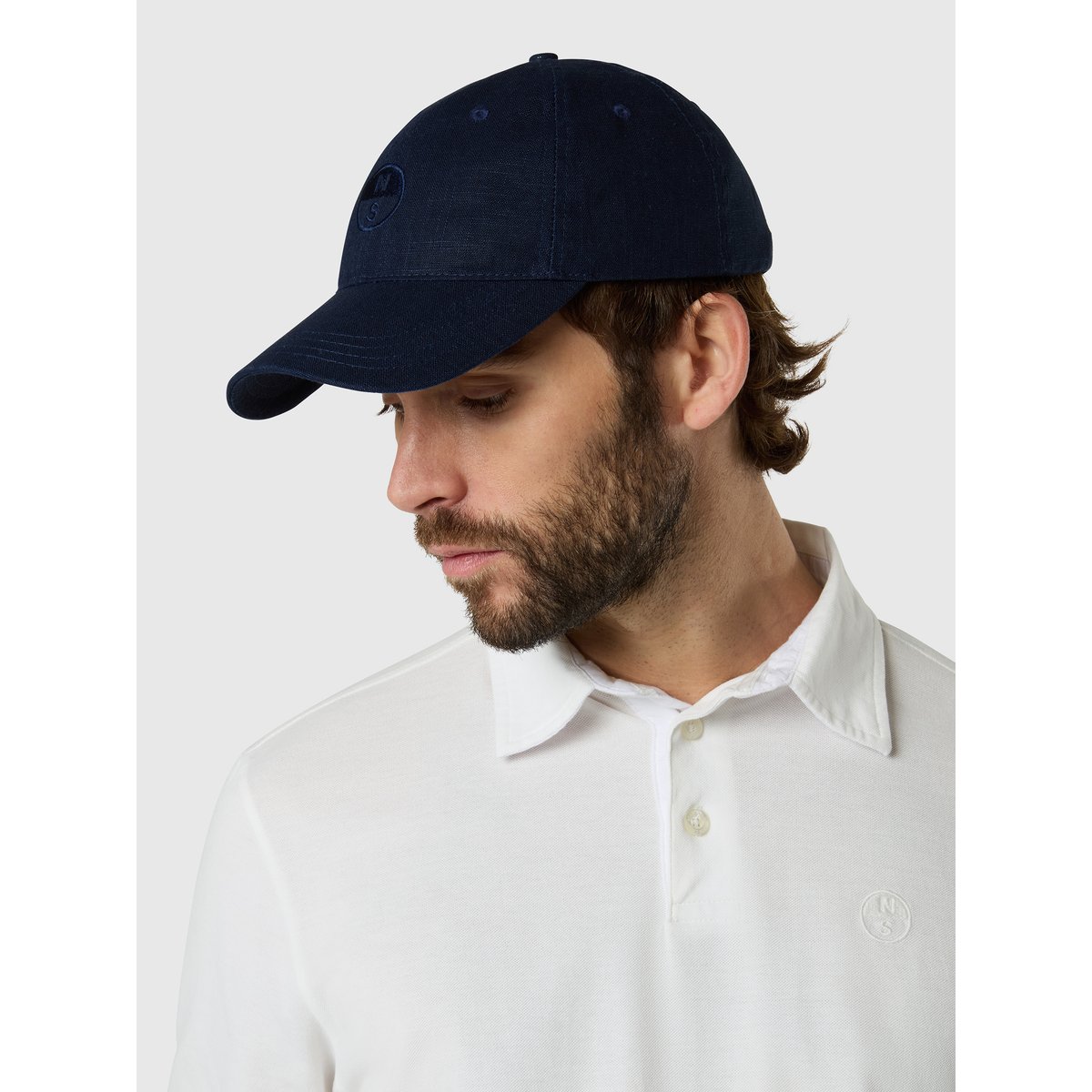 Casquette de baseball en lin académie navale, NORTH SAILS
