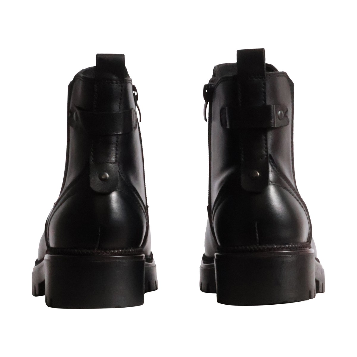Bottines Cuir Alénoa noir, THE DIVINE FACTORY