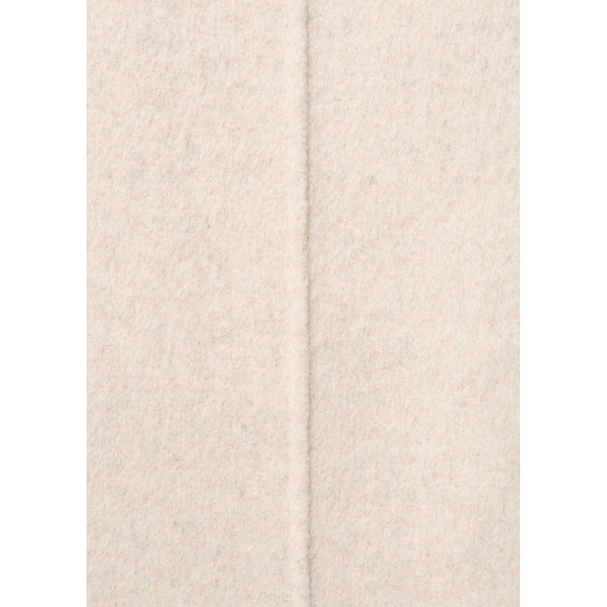 Manteau long oversize en laine mélangée off white, HUMILITY