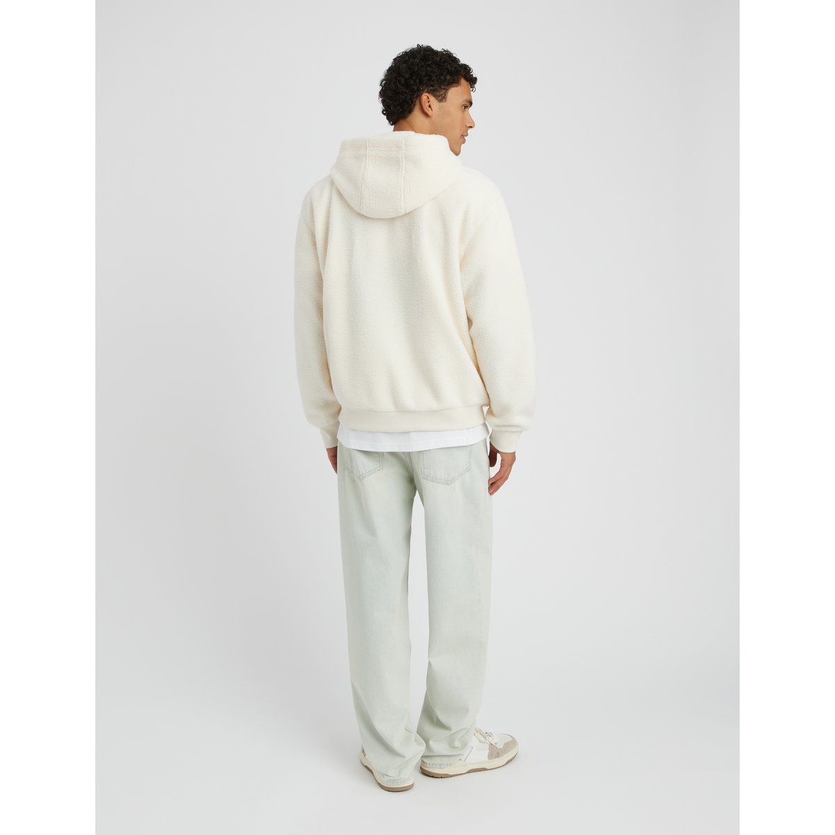 Sweat matière sherpa naturel, BZB