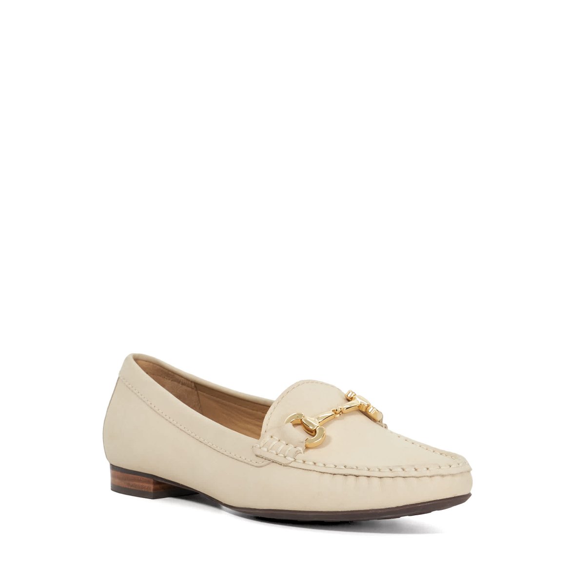 Mocassins à mors en daim - GLENNIEE cream-leather, DUNE LONDON