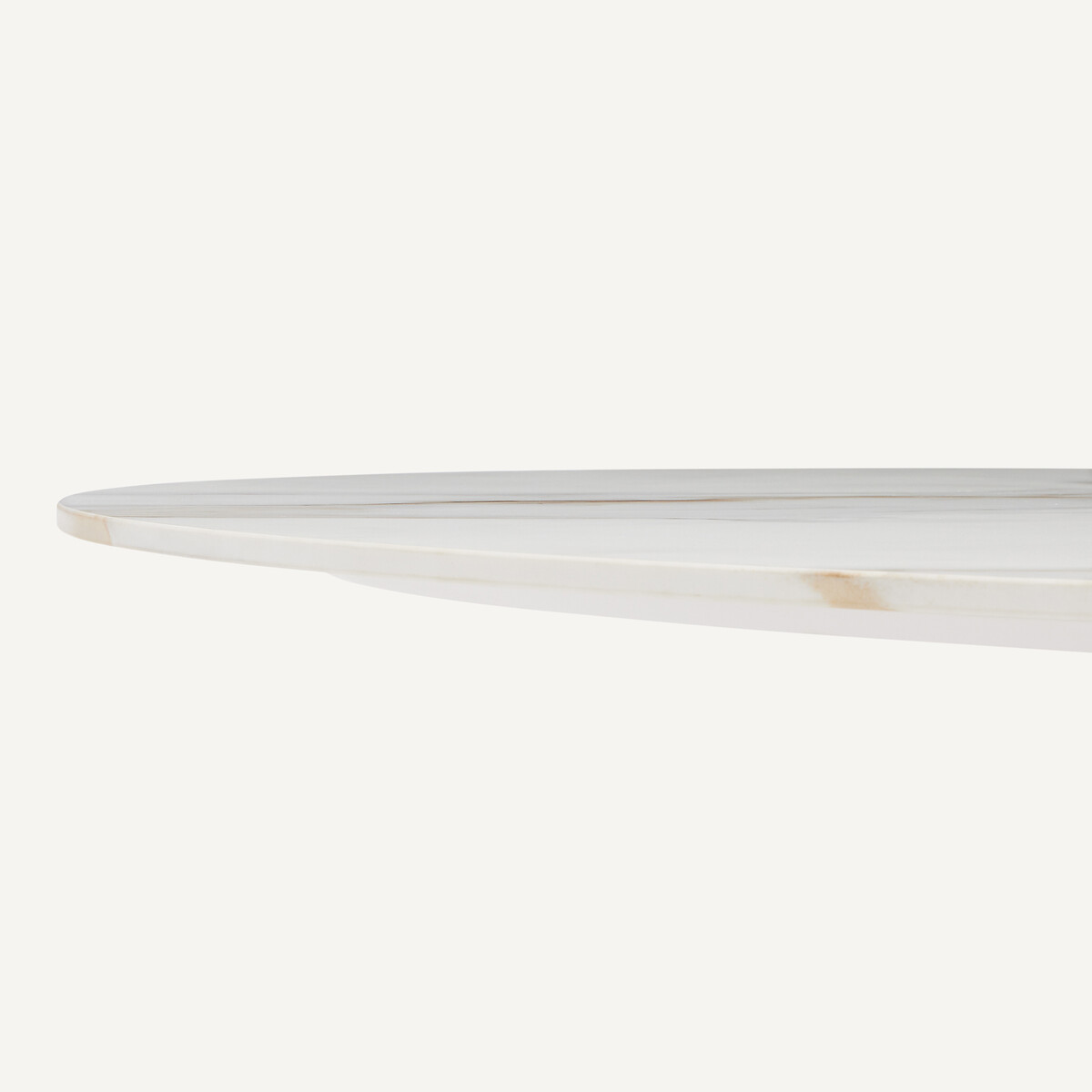 Plateau de table rond céramique diamètre 137 cm, ROUNDO céramique blanche, AM.PM